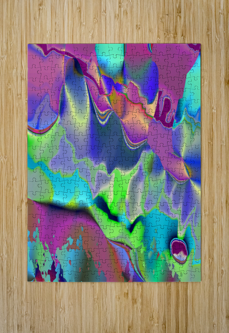 Blue angel art abstract design 126 Designer Art Decor Puzzle printing