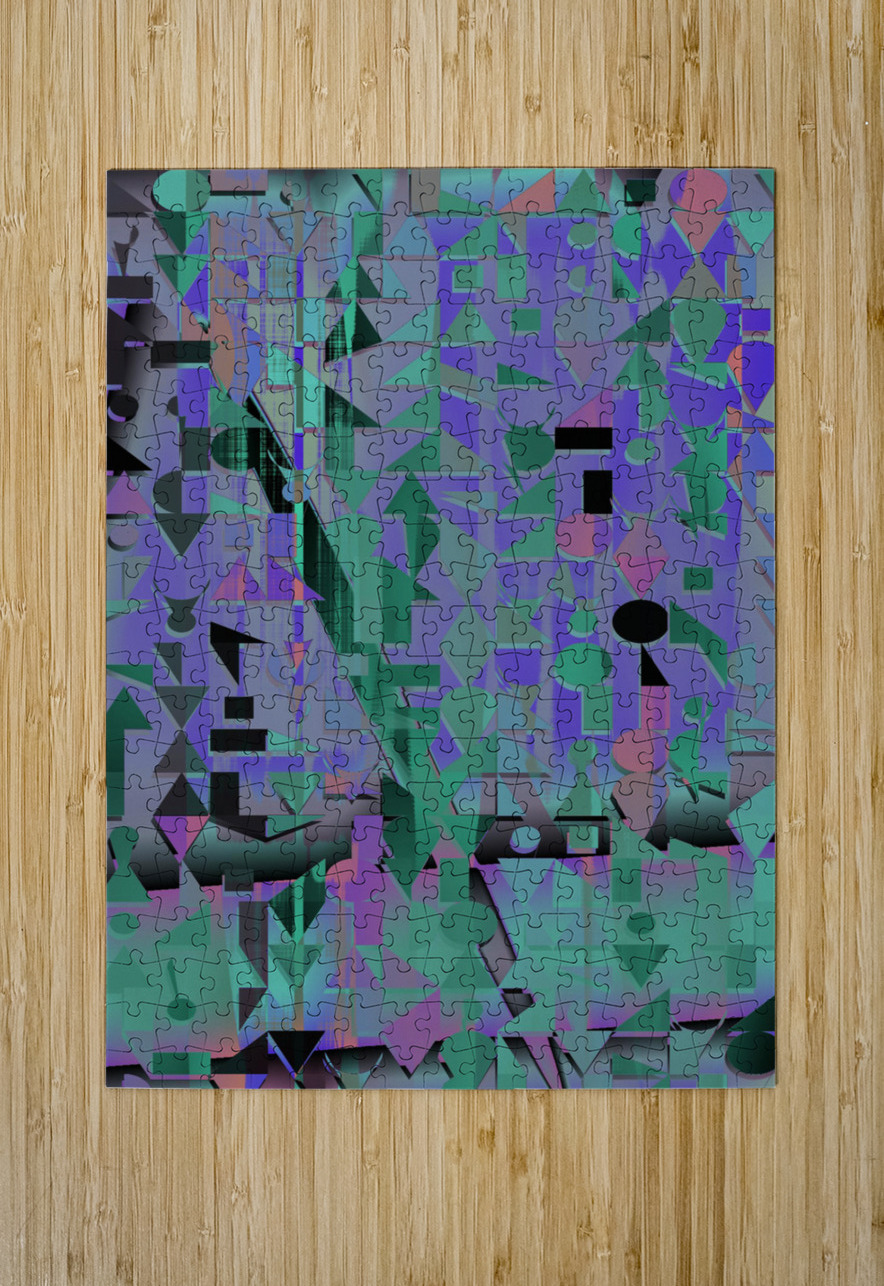 Blue angel art abstract design 118 Designer Art Decor Puzzle printing