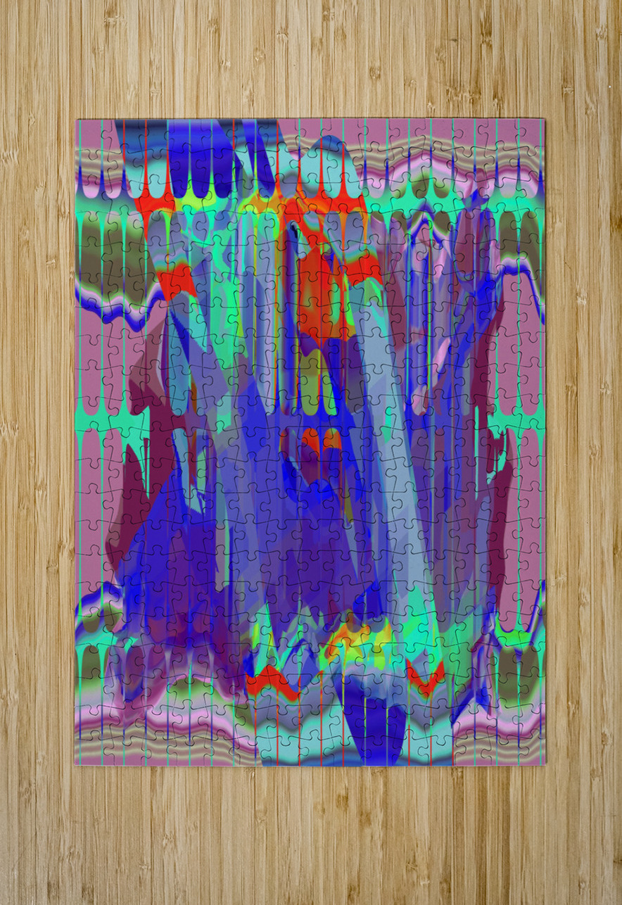 Blue angel art abstract design 129 Designer Art Decor Puzzle printing