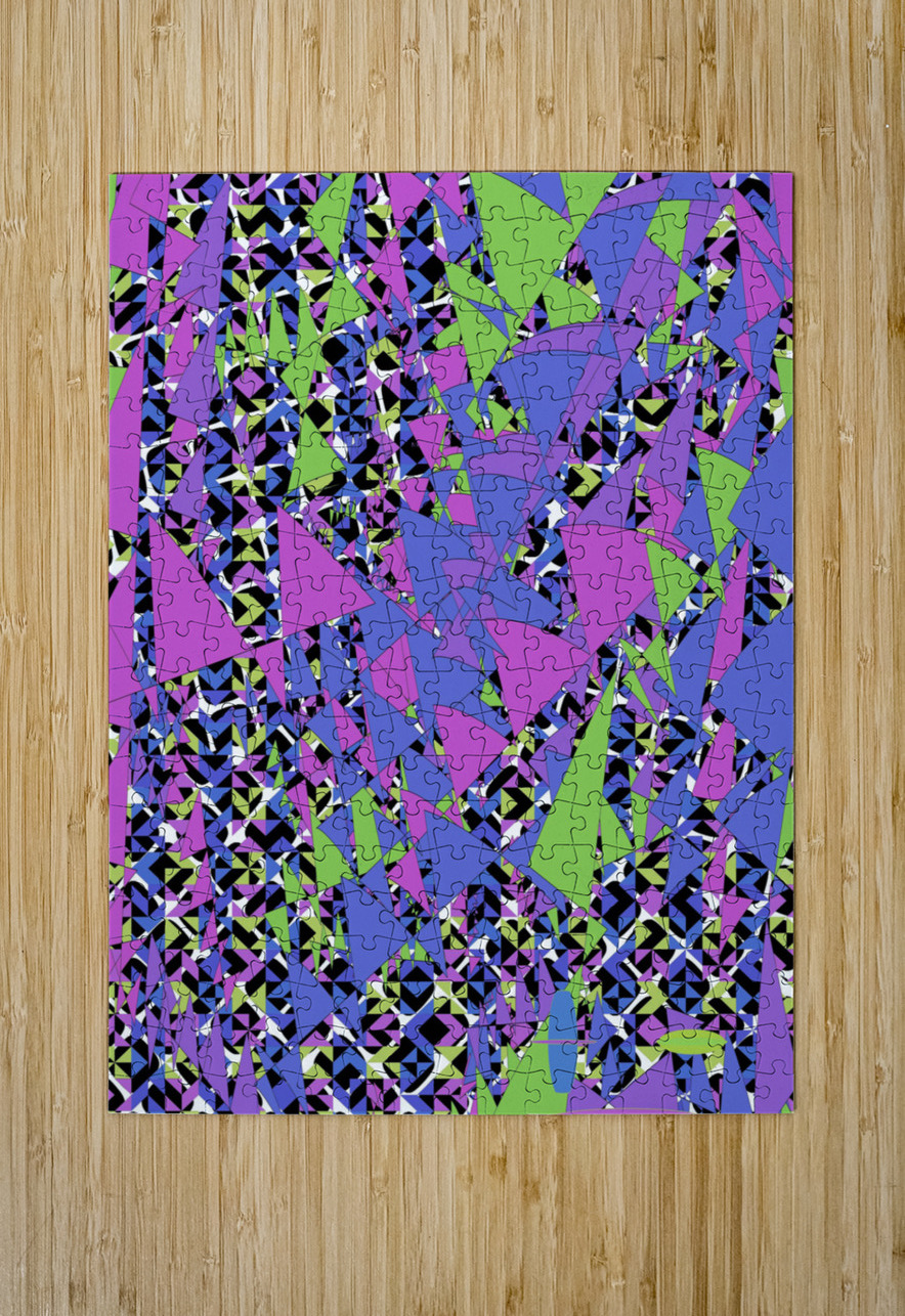 Blue angel art abstract design 108 Designer Art Decor Puzzle printing