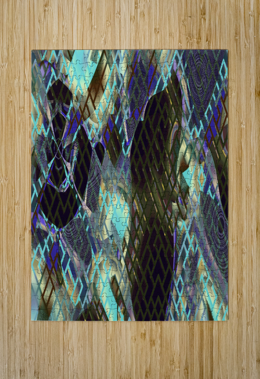 Blue angel art abstract design 137 Designer Art Decor Puzzle printing