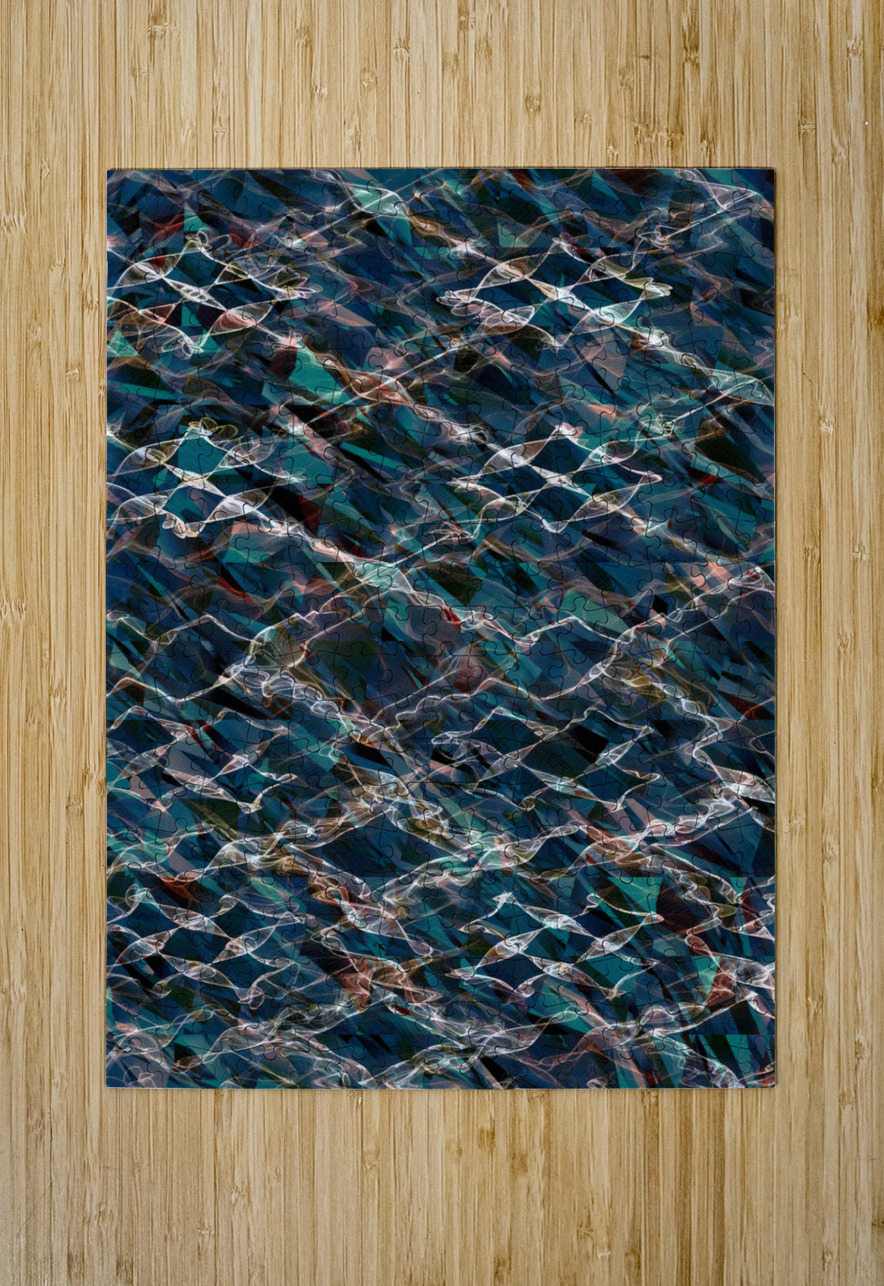 Blue angel art abstract design 116 Designer Art Decor Puzzle printing