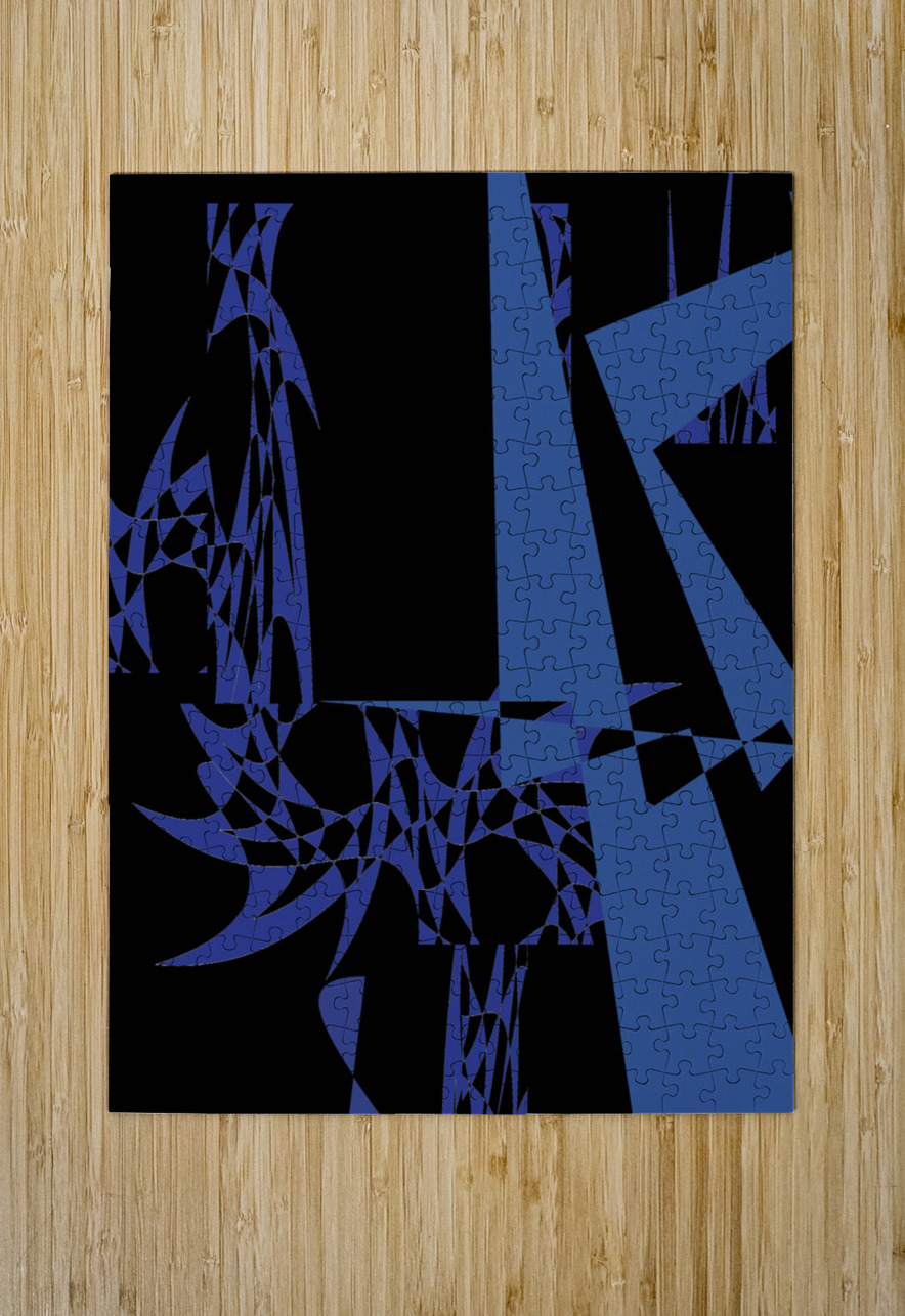 Blue angel art abstract design 138 Designer Art Decor Puzzle printing