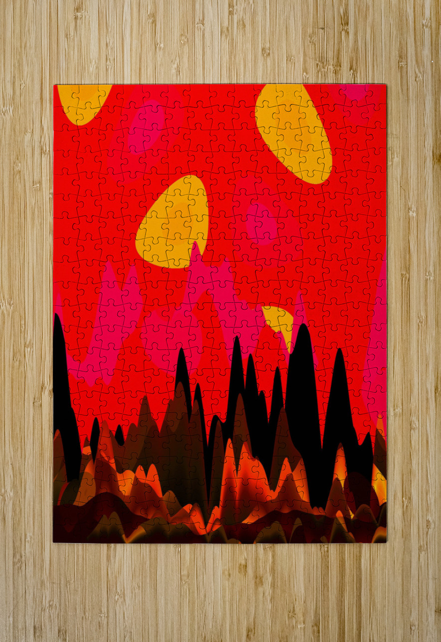 Blue angel art abstract design 123 Designer Art Decor Puzzle printing