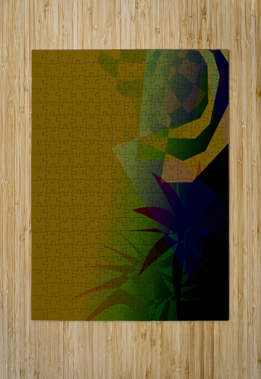 Blue angel art abstract design 128 Designer Art Decor Puzzle printing