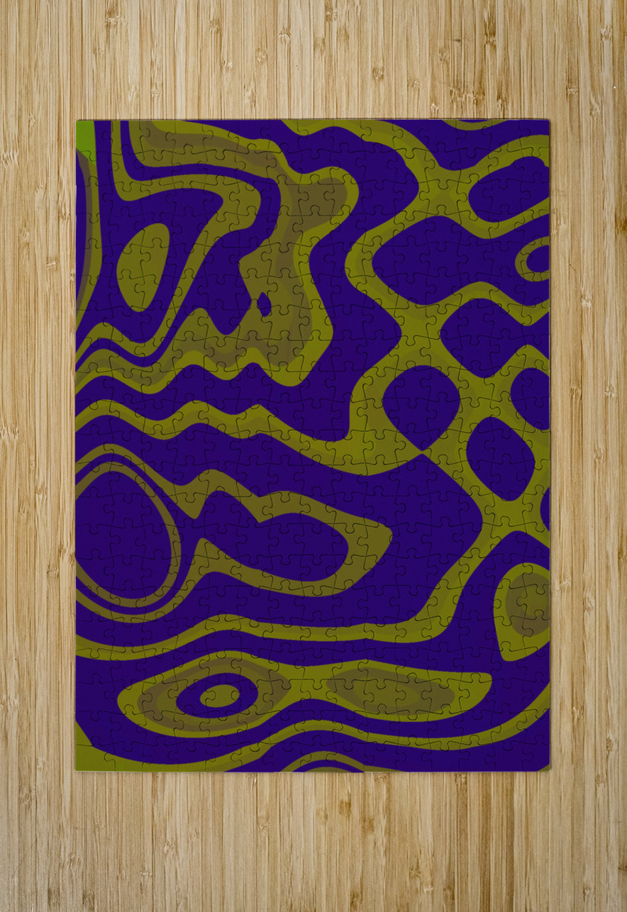 Blue angel art abstract design 121 Designer Art Decor Puzzle printing