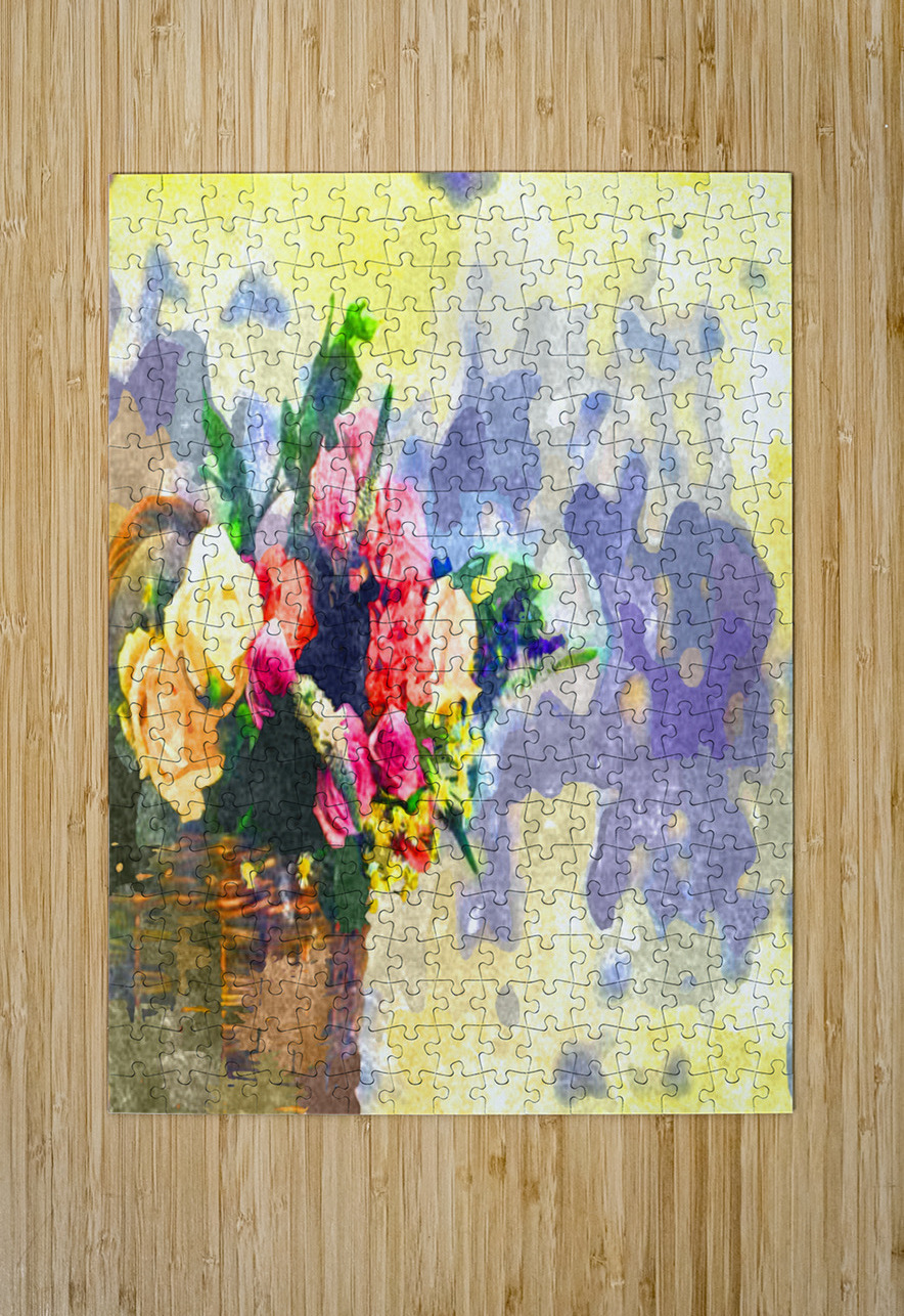 Watercolor Floral 03 Designer Art Decor Puzzle printing