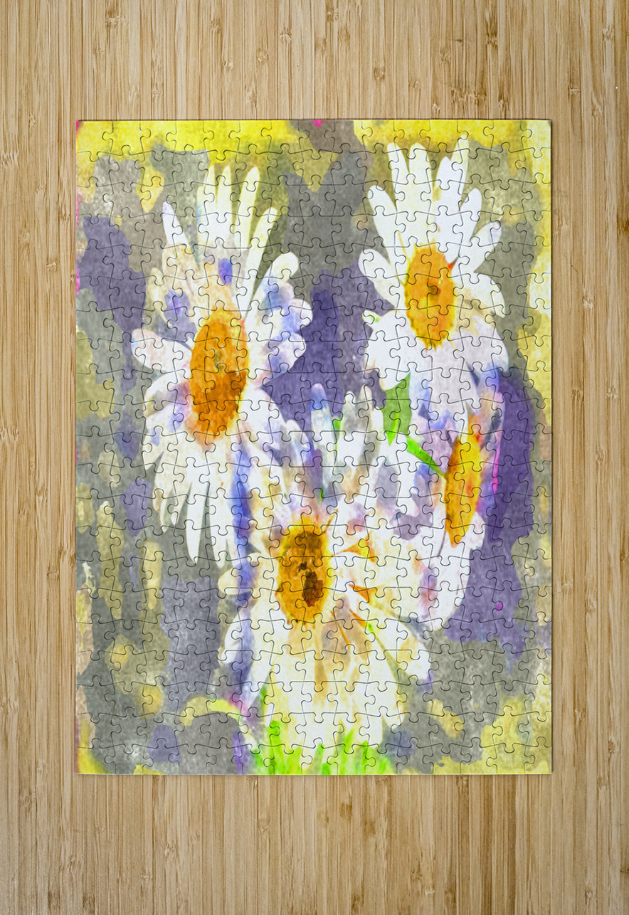 Watercolor Floral 10 Designer Art Decor Puzzle printing