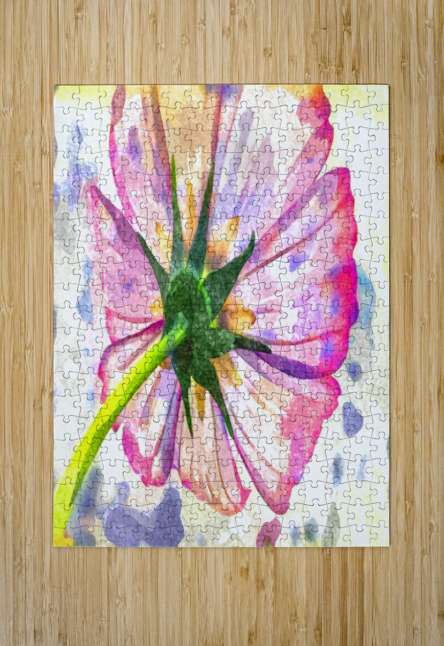 Watercolor Floral 14 Designer Art Decor Puzzle printing