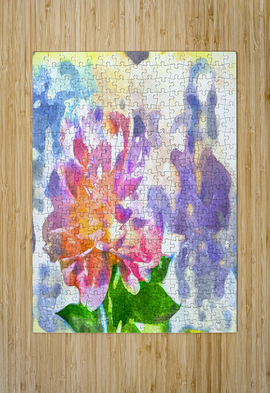 Watercolor Floral 17 Designer Art Decor Puzzle printing