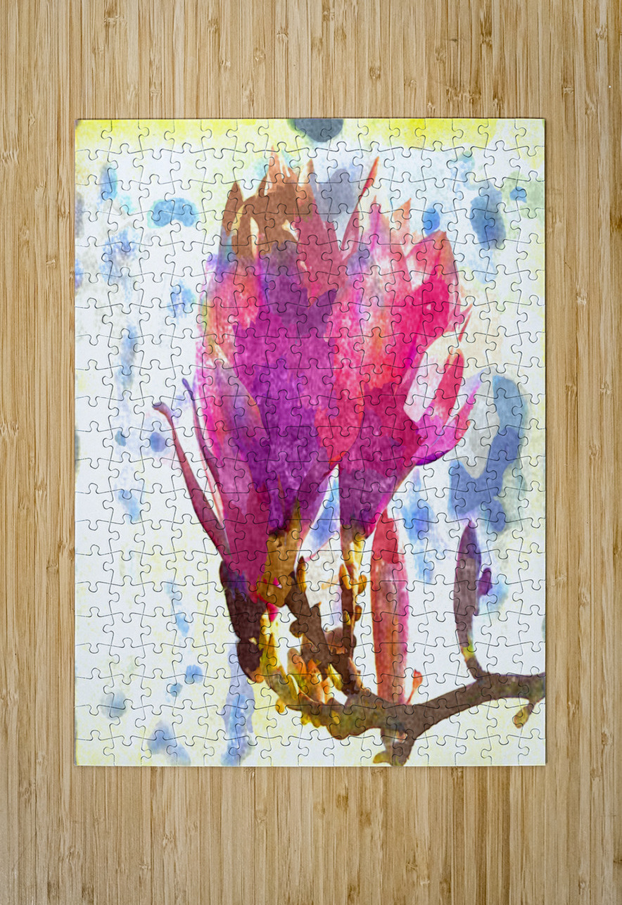 Watercolor Floral 23 Designer Art Decor Puzzle printing