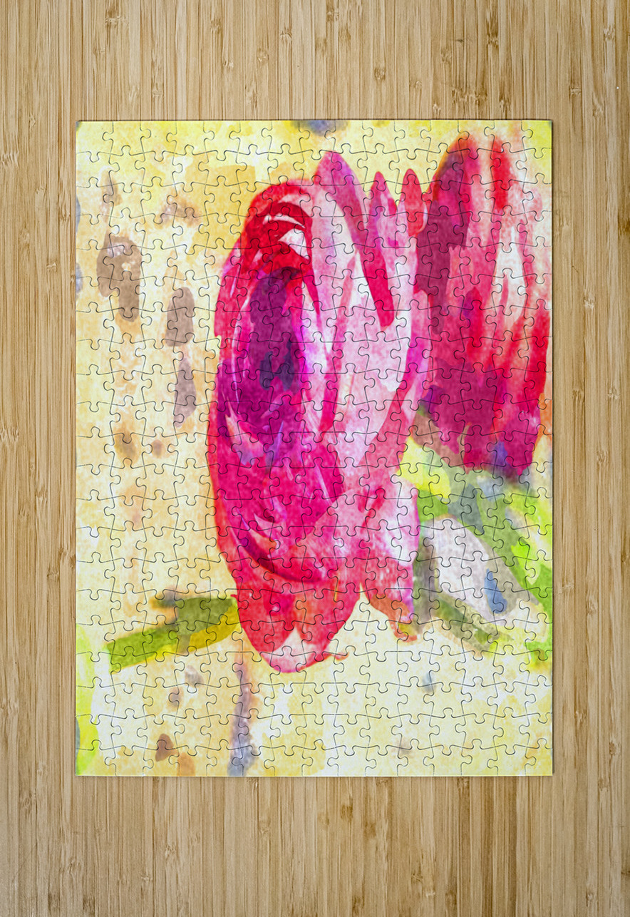 Watercolor Floral 25 Designer Art Decor Puzzle printing