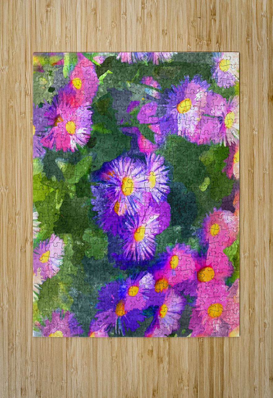 Watercolor Floral 32 Designer Art Decor Puzzle printing