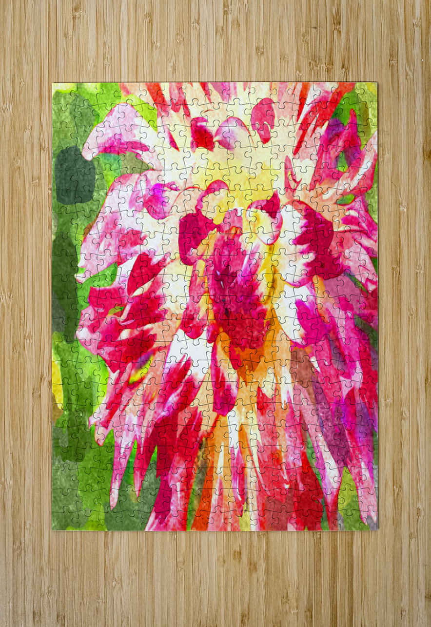 Watercolor Floral 31 Designer Art Decor Puzzle printing