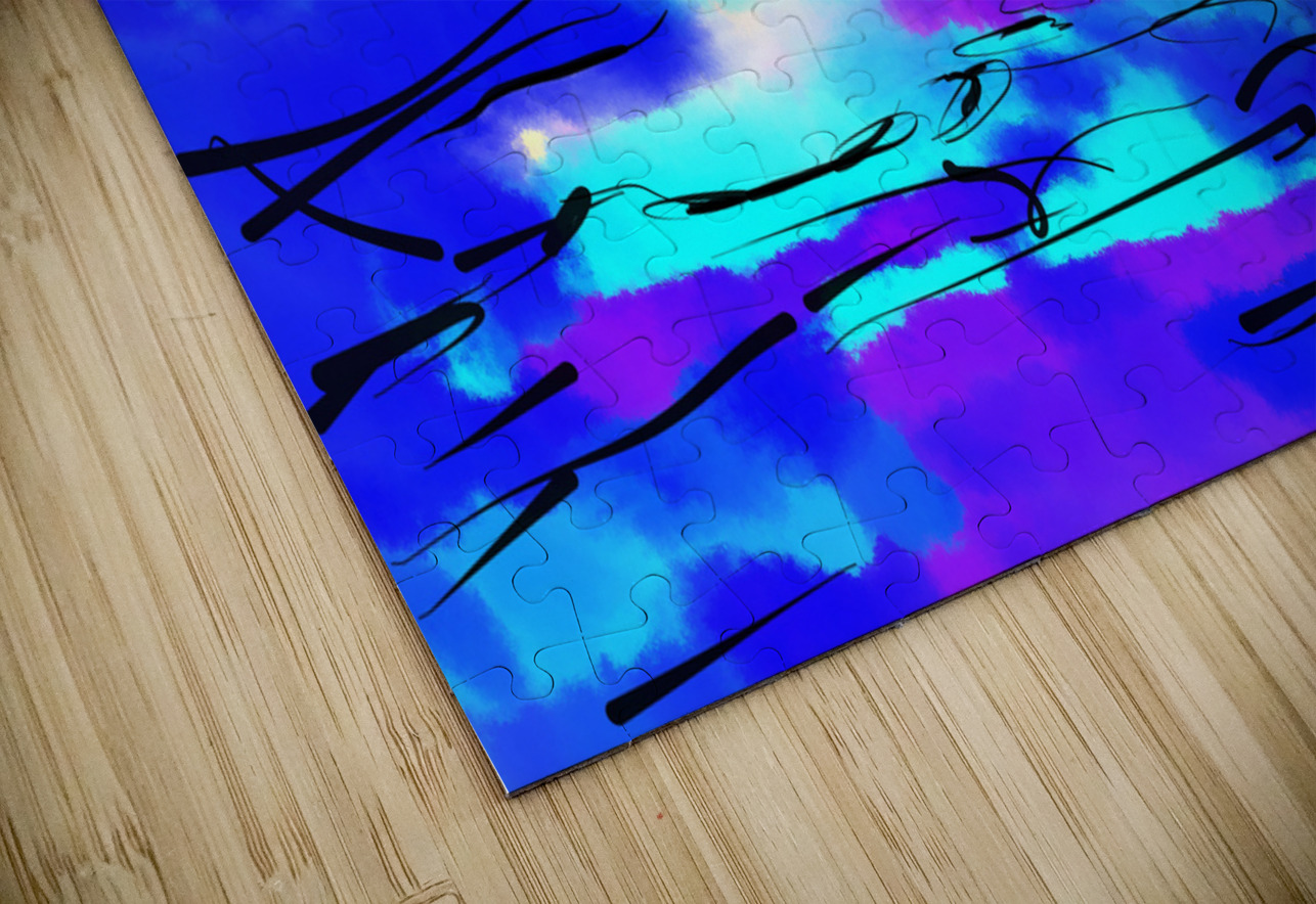 Abstract line art the 17th horizontal Designer Art Decor Puzzle