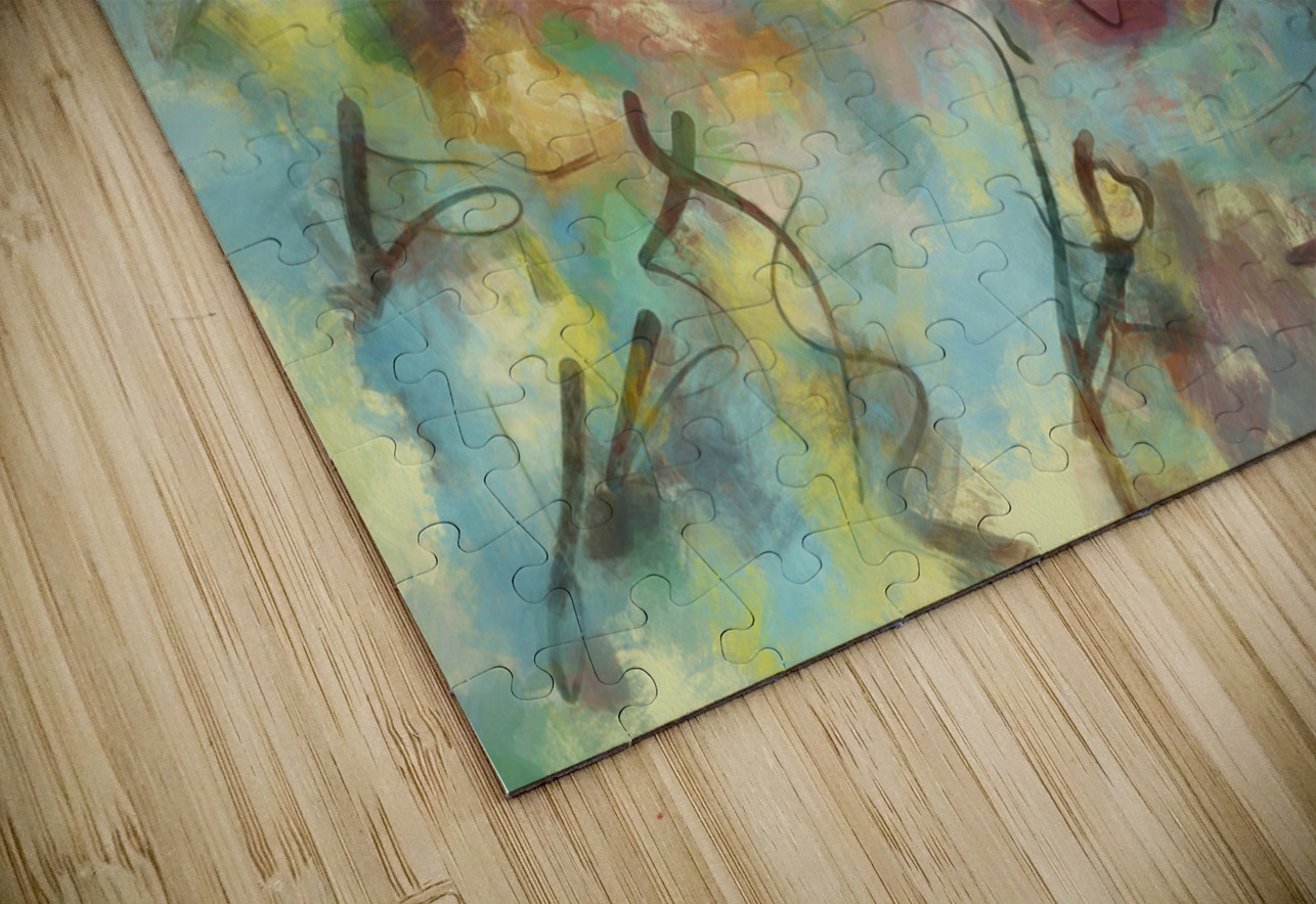 Abstract line art  the 10th horizontal Designer Art Decor Puzzle