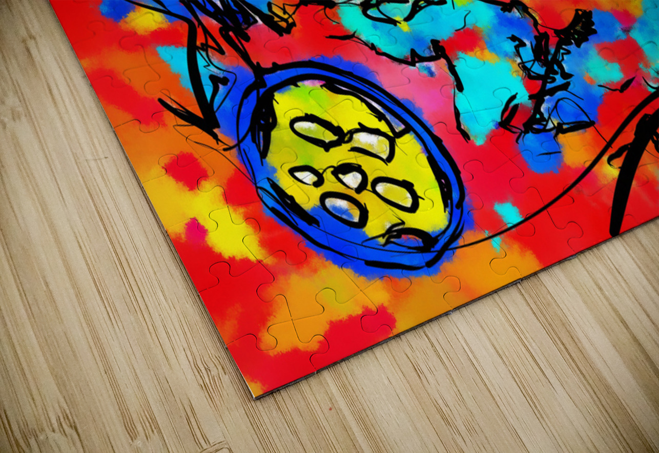 Abstract line art  the 16th horizontal Designer Art Decor Puzzle