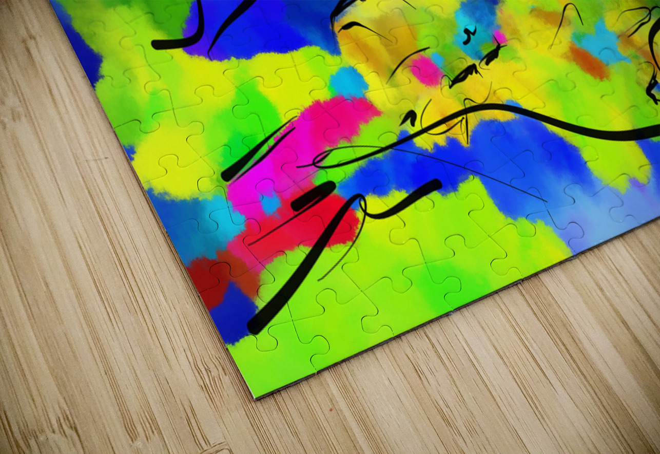 Abstract line art  the 9th horizontal Designer Art Decor Puzzle