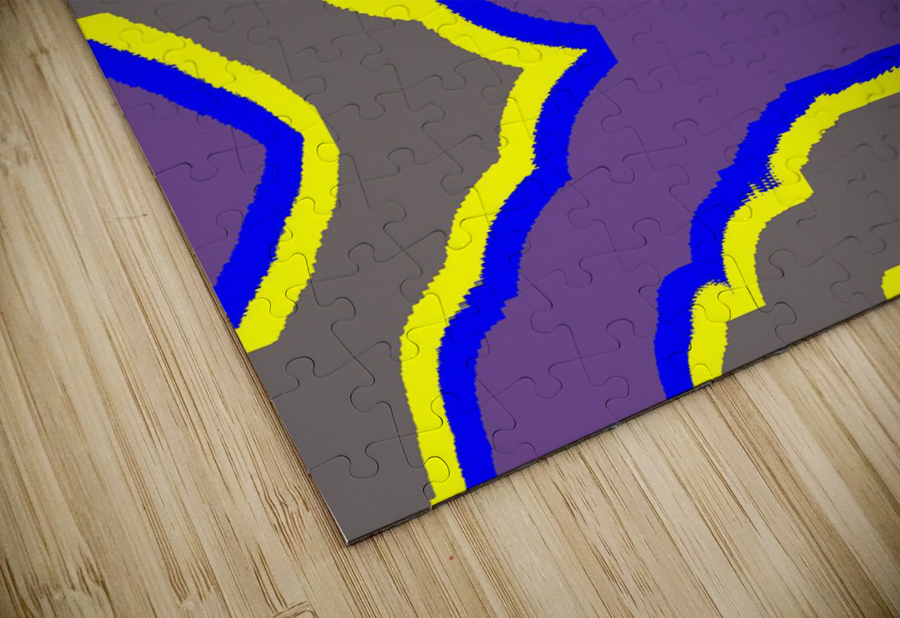 Blue angel art abstract design 3 Designer Art Decor Puzzle