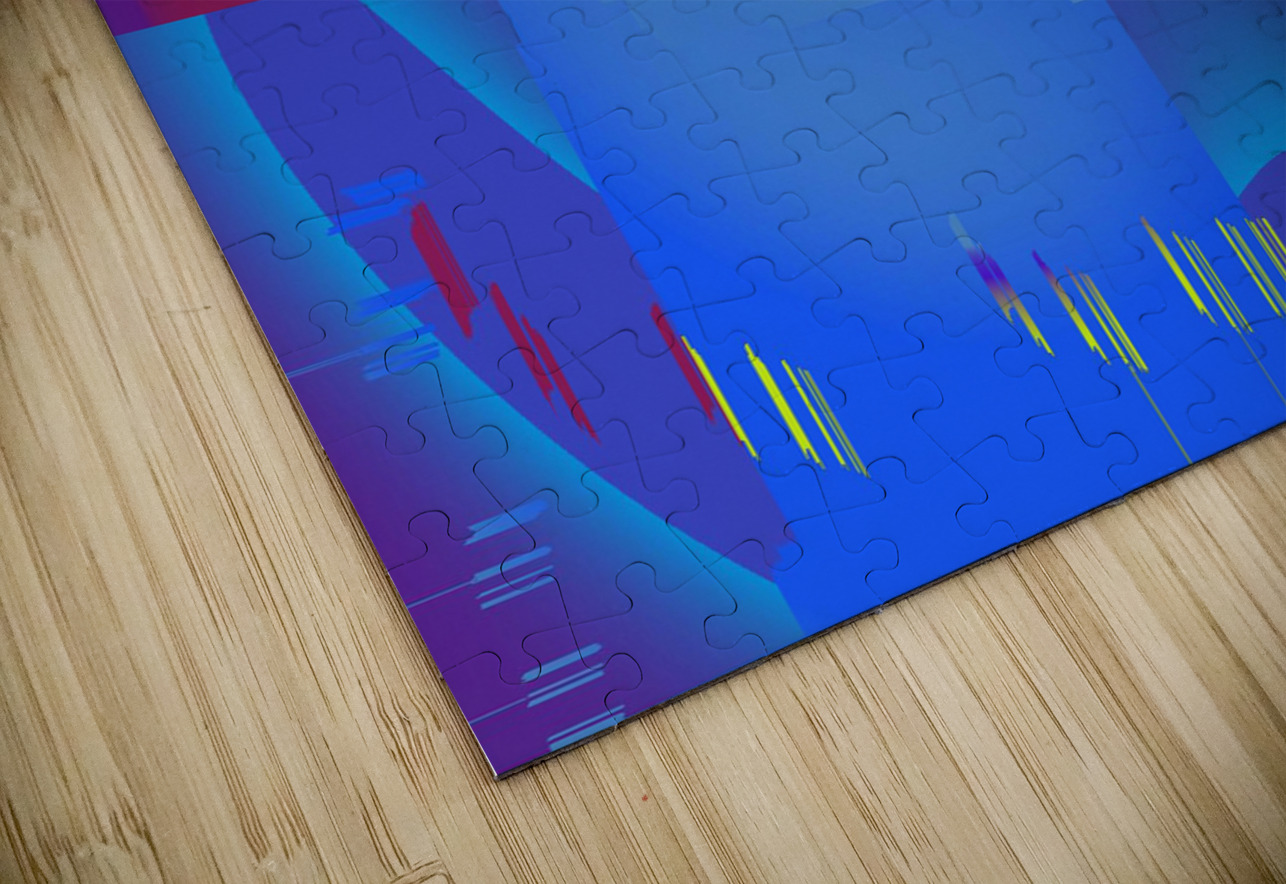 Blue angel art abstract design 43 Designer Art Decor Puzzle