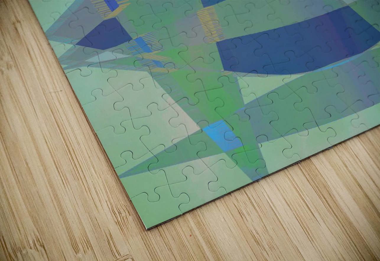 Blue angel art abstract design 7 Designer Art Decor Puzzle