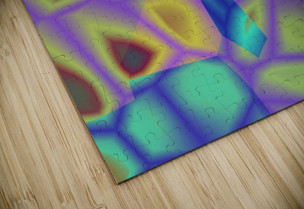 Blue angel art abstract design 8 Designer Art Decor Puzzle