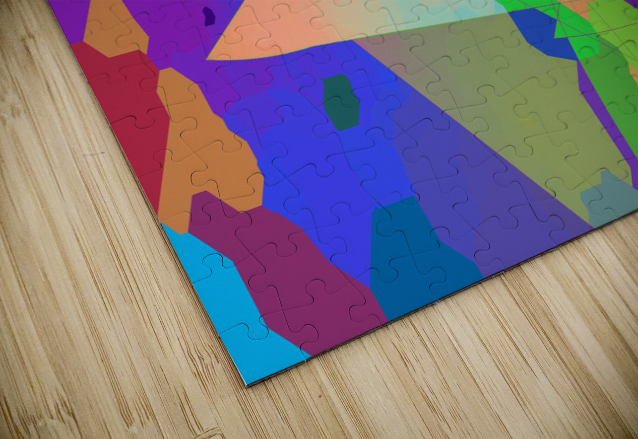 Blue angel art abstract design 1 Designer Art Decor Puzzle