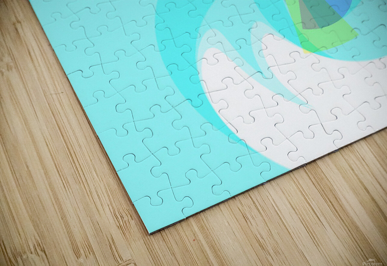 Blue angel art abstract design 29 Designer Art Decor Puzzle