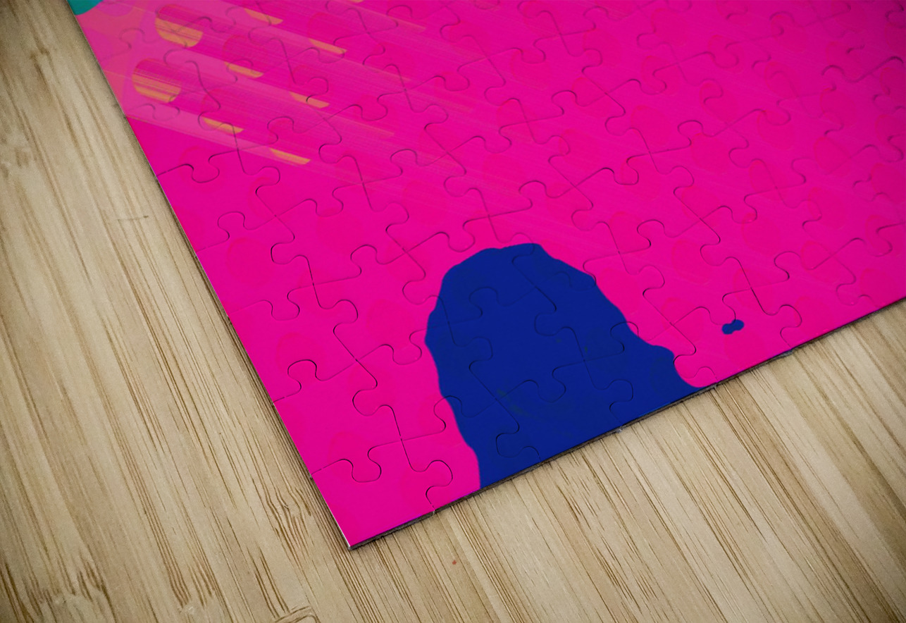 Blue angel art abstract design 83 Designer Art Decor Puzzle