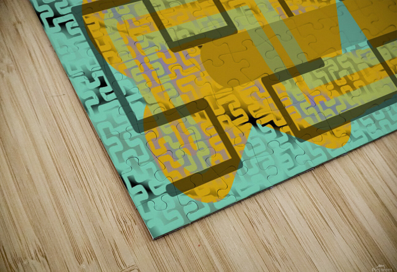 Blue angel art abstract design 81 Designer Art Decor Puzzle