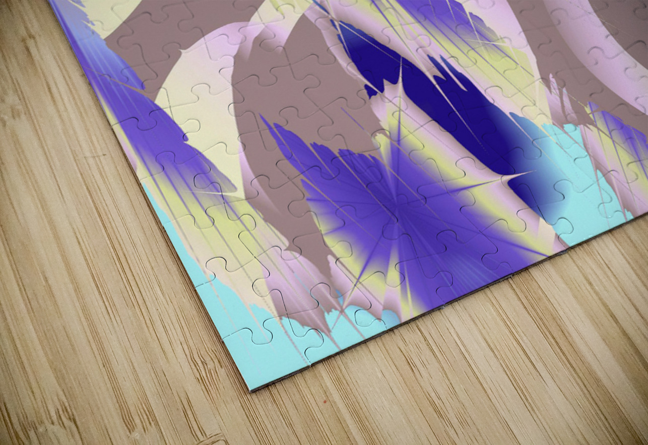 Blue angel art abstract design 57 Designer Art Decor Puzzle