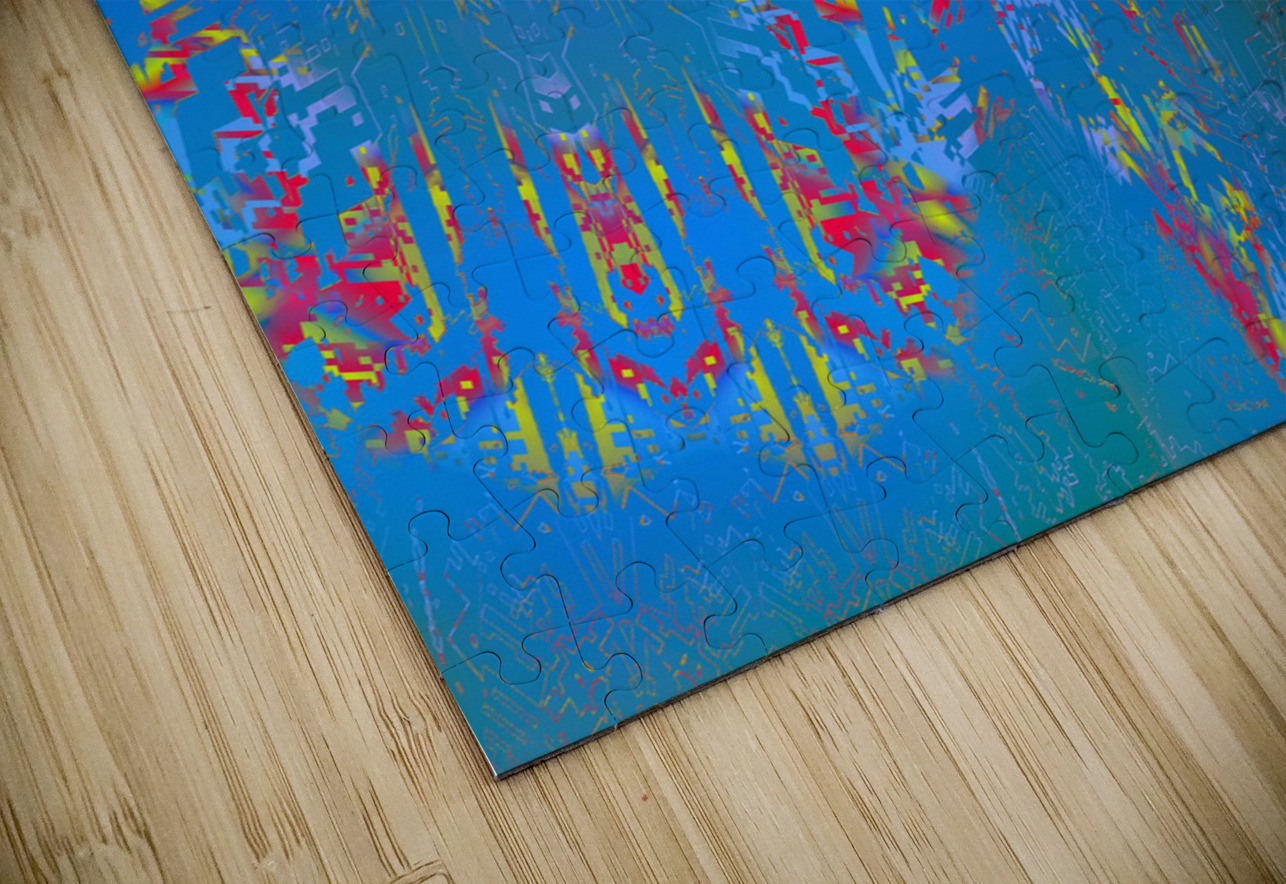 Blue angel art abstract design 62 Designer Art Decor Puzzle