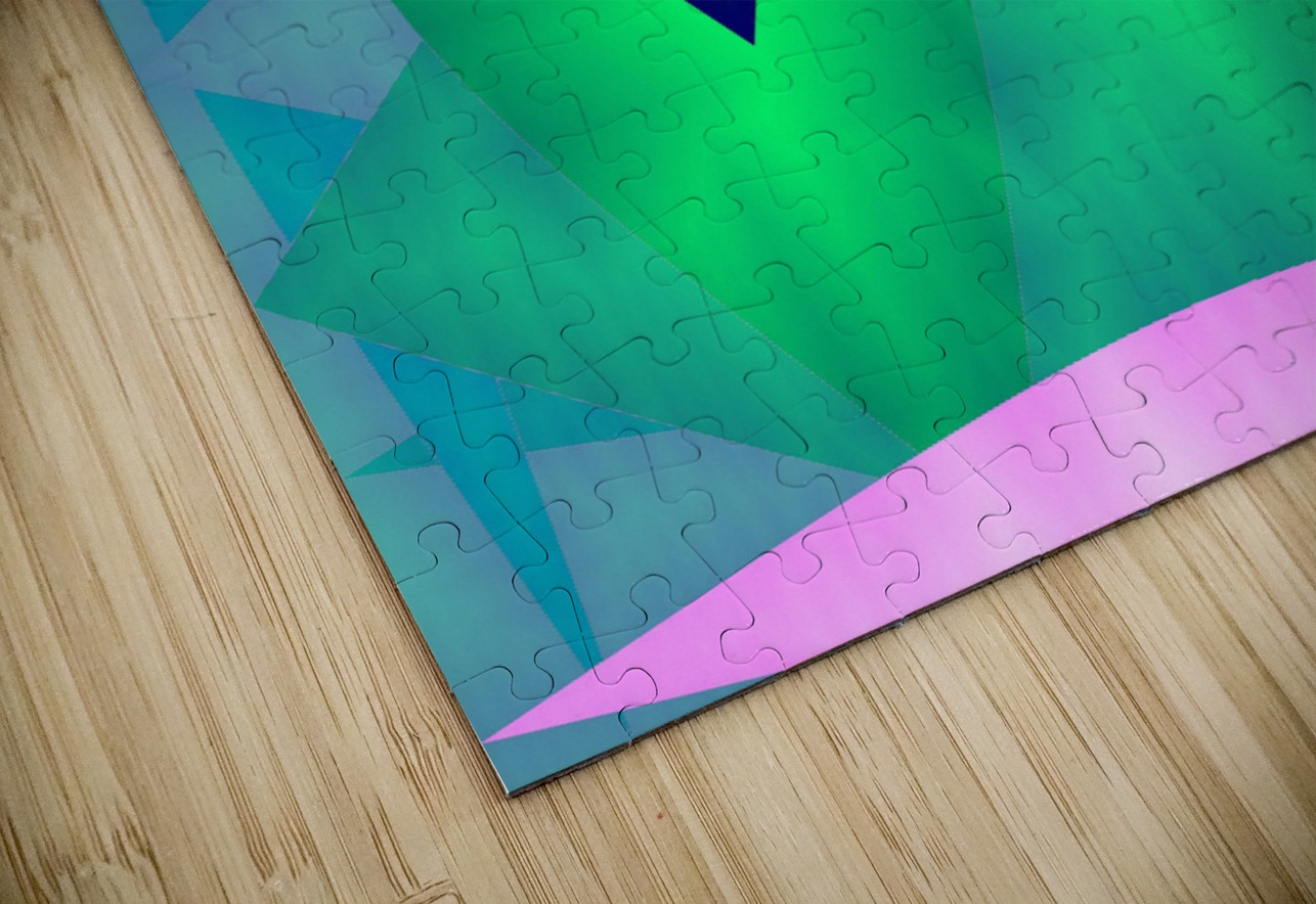 Blue angel art abstract design 135 Designer Art Decor Puzzle