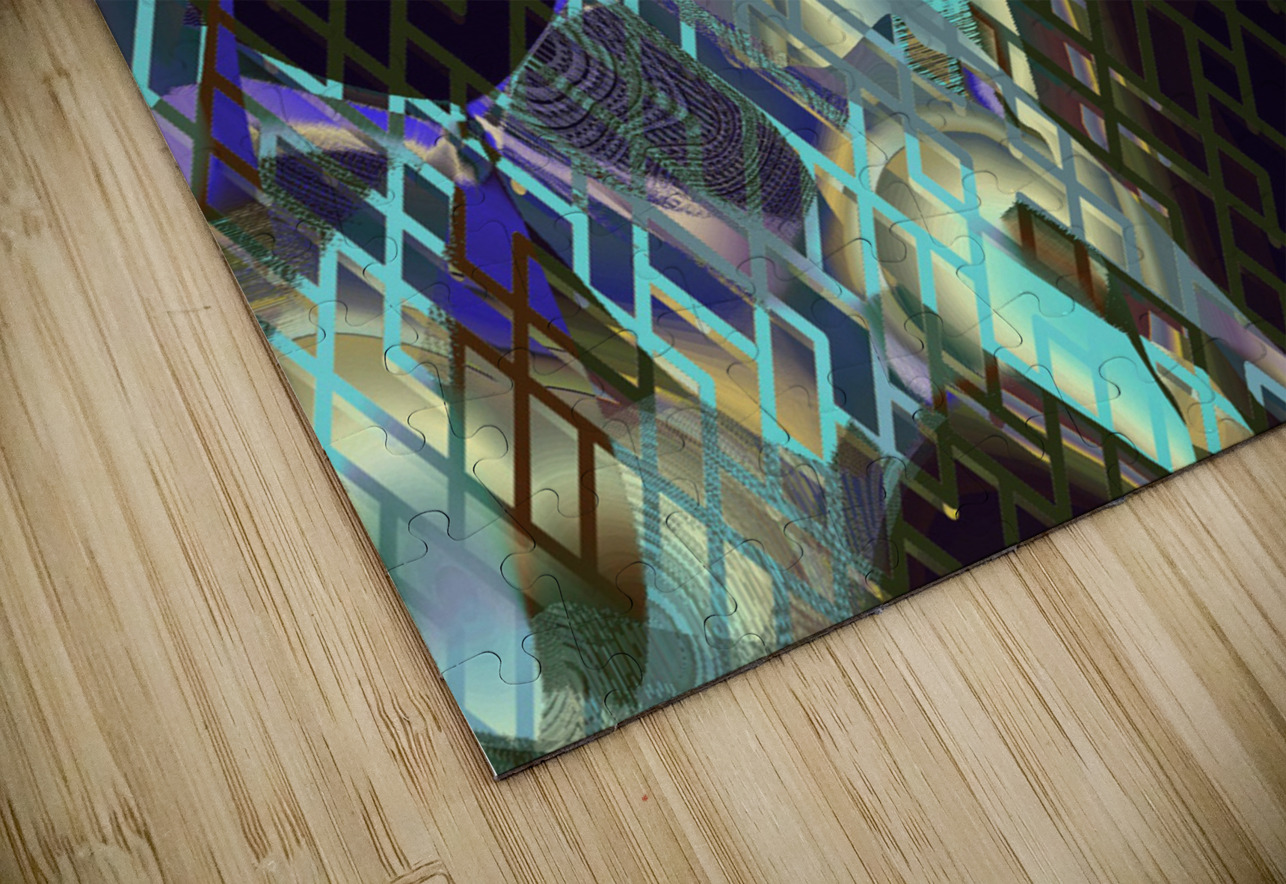 Blue angel art abstract design 137 Designer Art Decor Puzzle