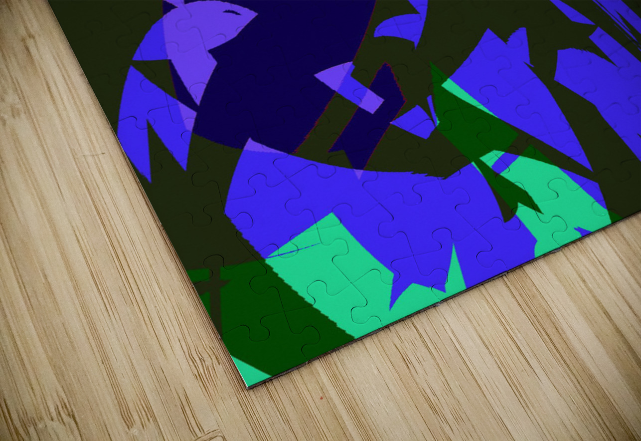 Blue angel art abstract design 136 Designer Art Decor Puzzle