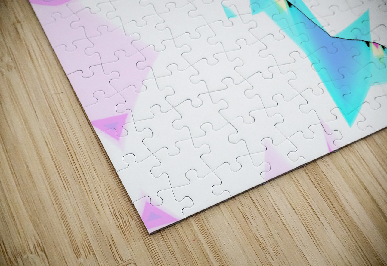 Blue angel art abstract design 130 Designer Art Decor Puzzle