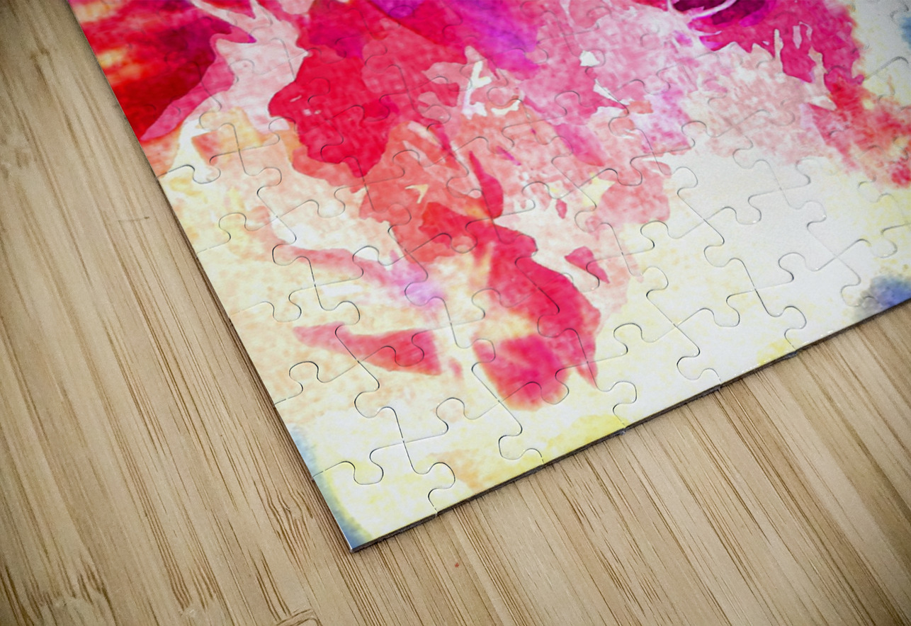 Watercolor Floral 04 Designer Art Decor Puzzle