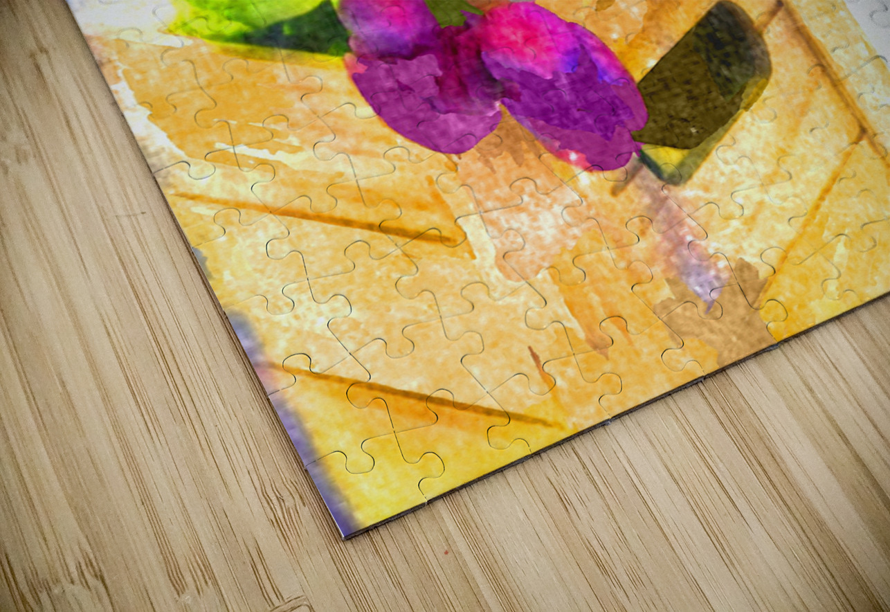 Watercolor Floral 06 Designer Art Decor Puzzle