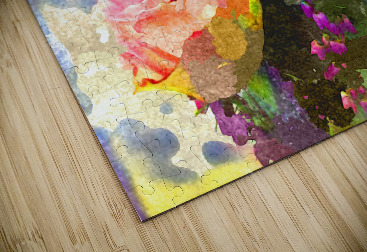 Watercolor Floral 05 Designer Art Decor Puzzle
