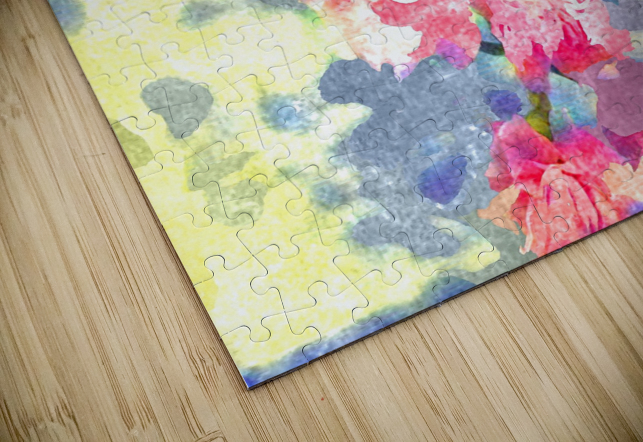 Watercolor Floral 13 Designer Art Decor Puzzle