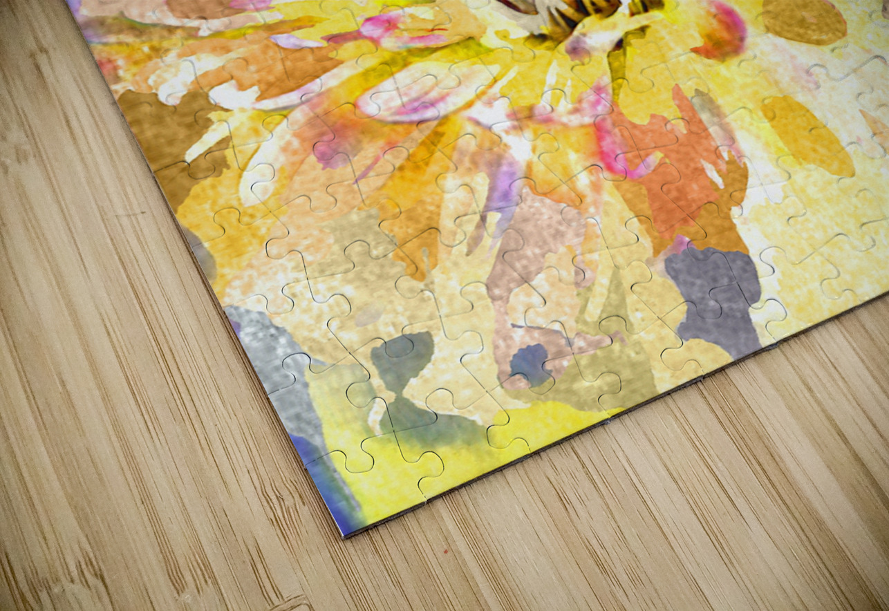 Watercolor Floral 12 Designer Art Decor Puzzle