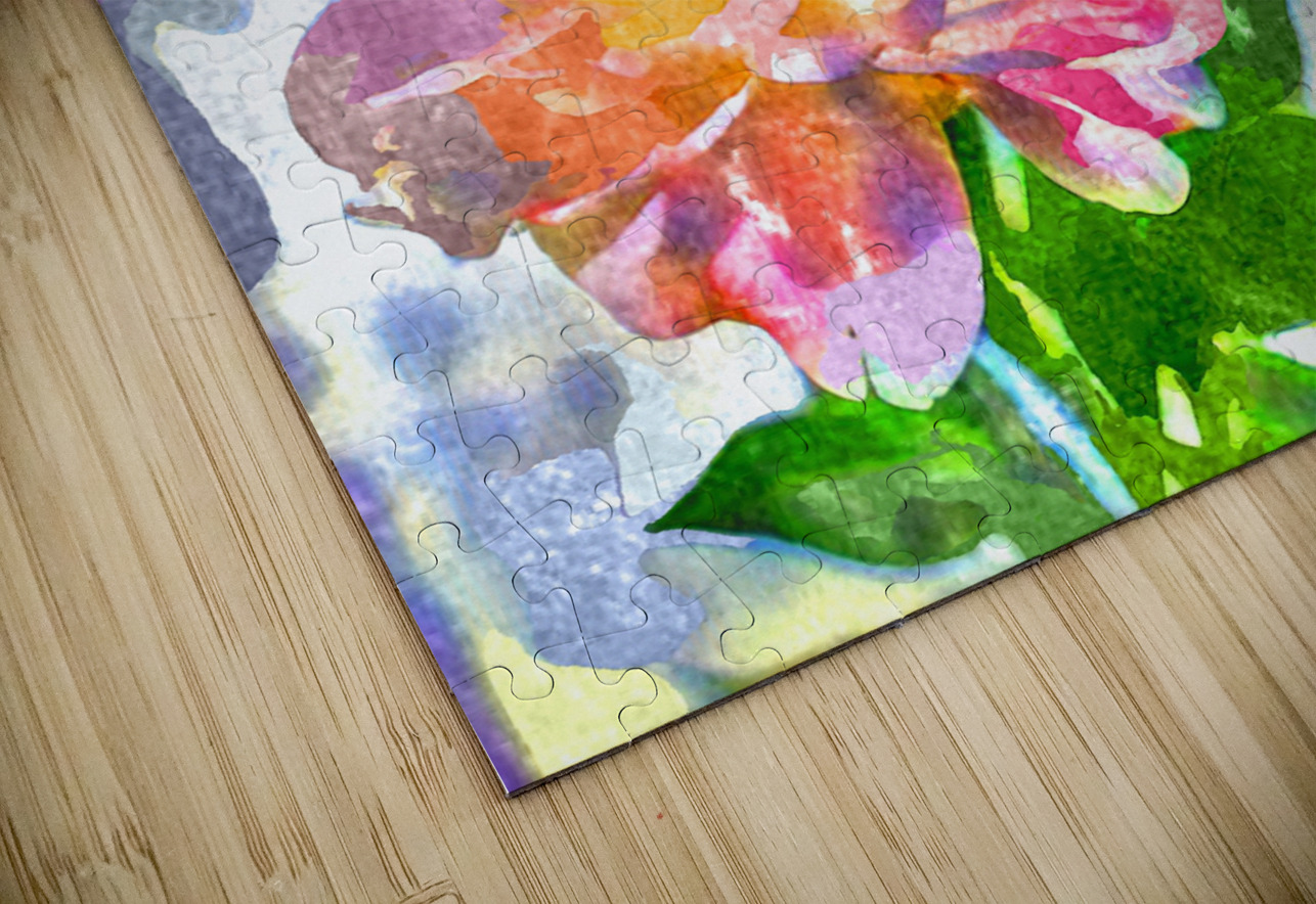 Watercolor Floral 17 Designer Art Decor Puzzle