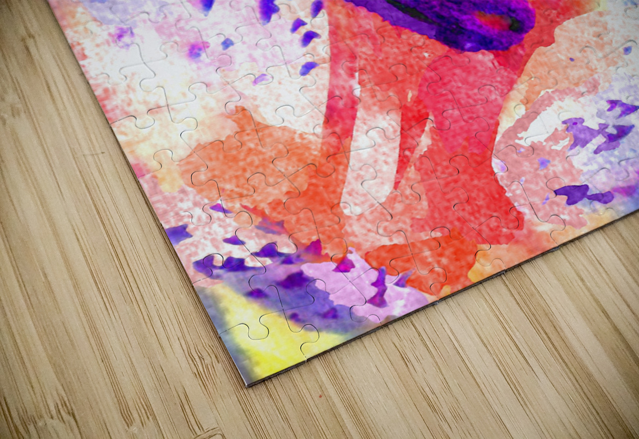 Watercolor Floral 19 Designer Art Decor Puzzle