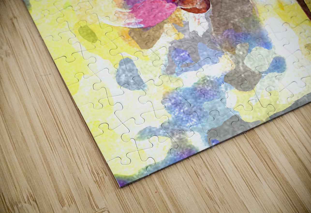 Watercolor Floral 22 Designer Art Decor Puzzle