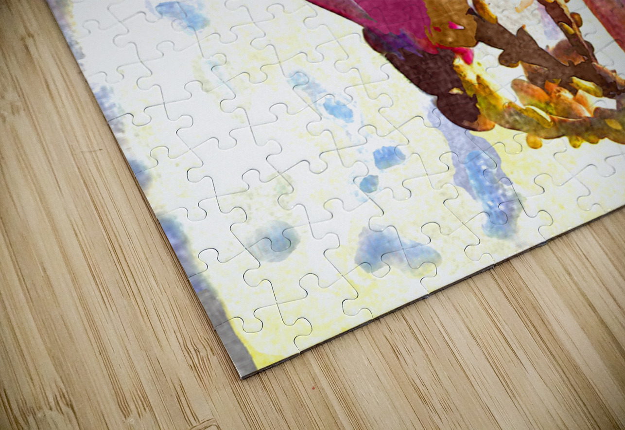 Watercolor Floral 23 Designer Art Decor Puzzle