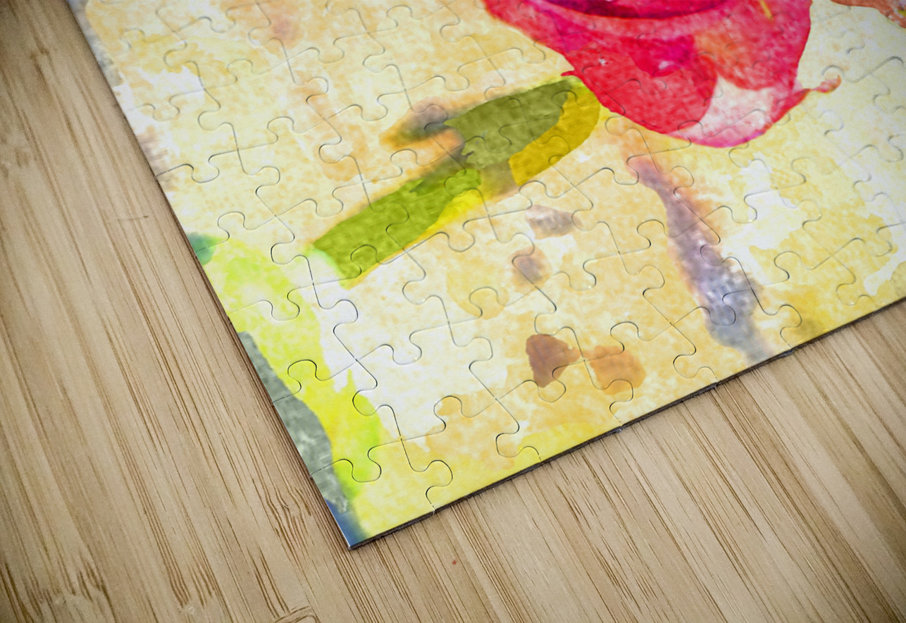 Watercolor Floral 25 Designer Art Decor Puzzle