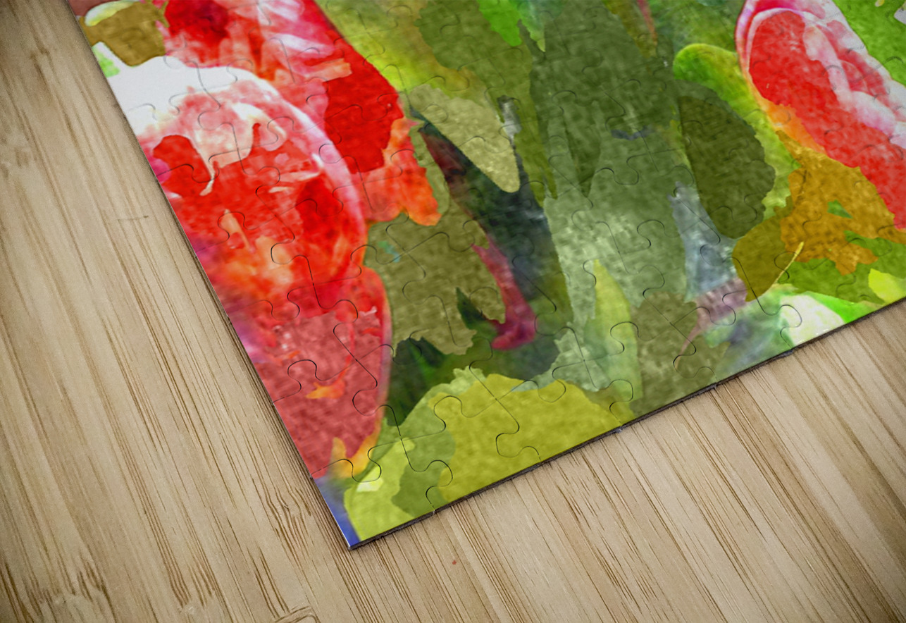 Watercolor Floral 28 Designer Art Decor Puzzle