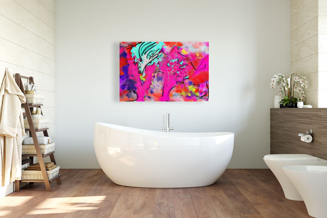 Abstract line art the 12th horizontal Art