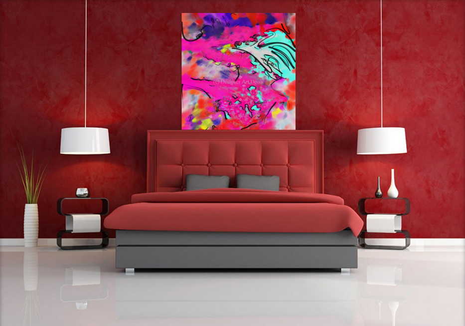 Abstract line art the 12th vertical Art